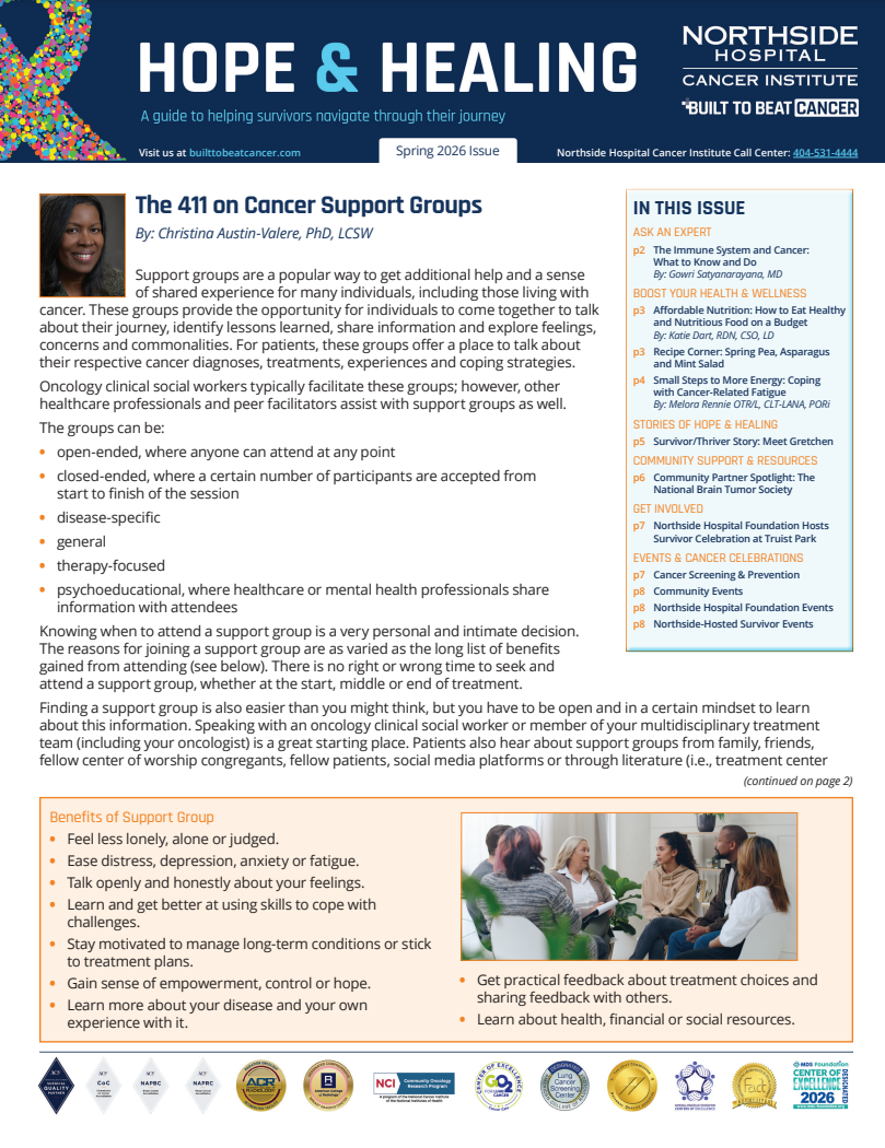 Hope and Healing Spring 2026 Edition