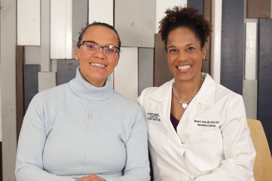 Melody Vaillancourt and Dr. Michele Voeltz